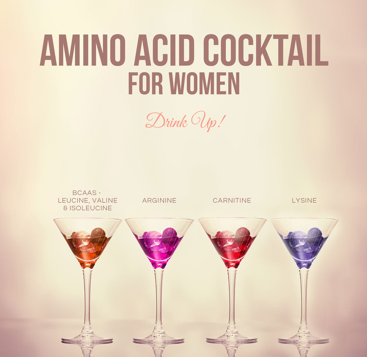 Amino acid cocktail for women