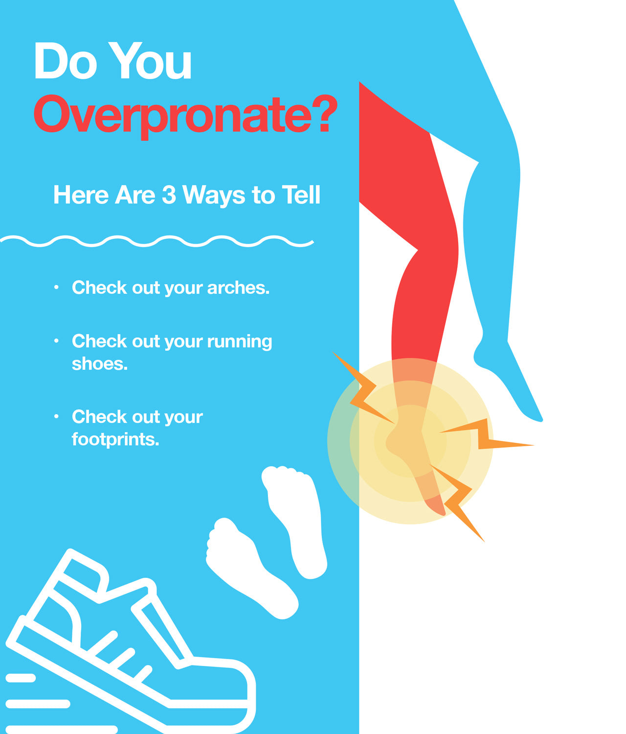 Here are 3 ways to tell if you overpronate.