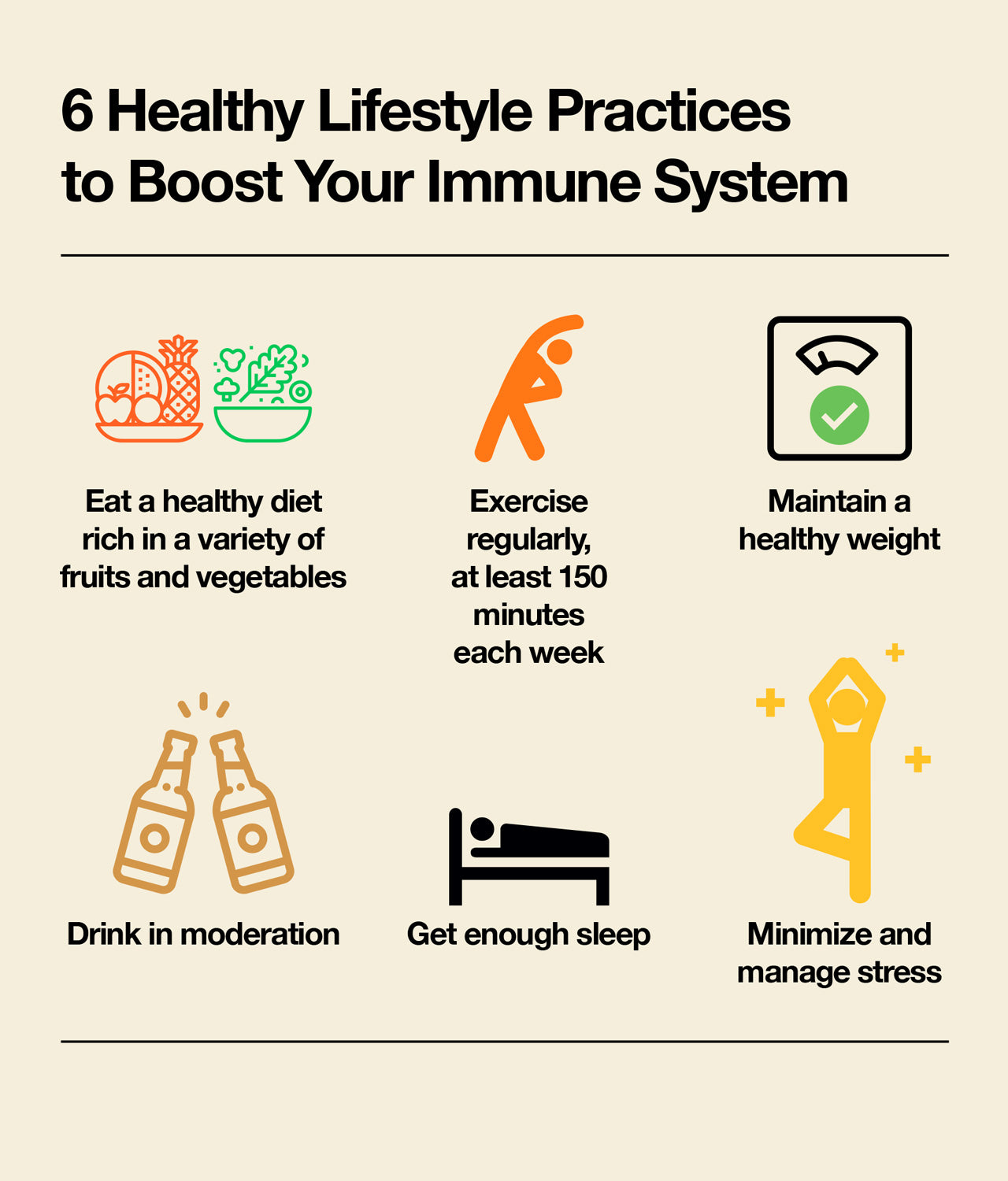 Lifestyle practices to boost immune system