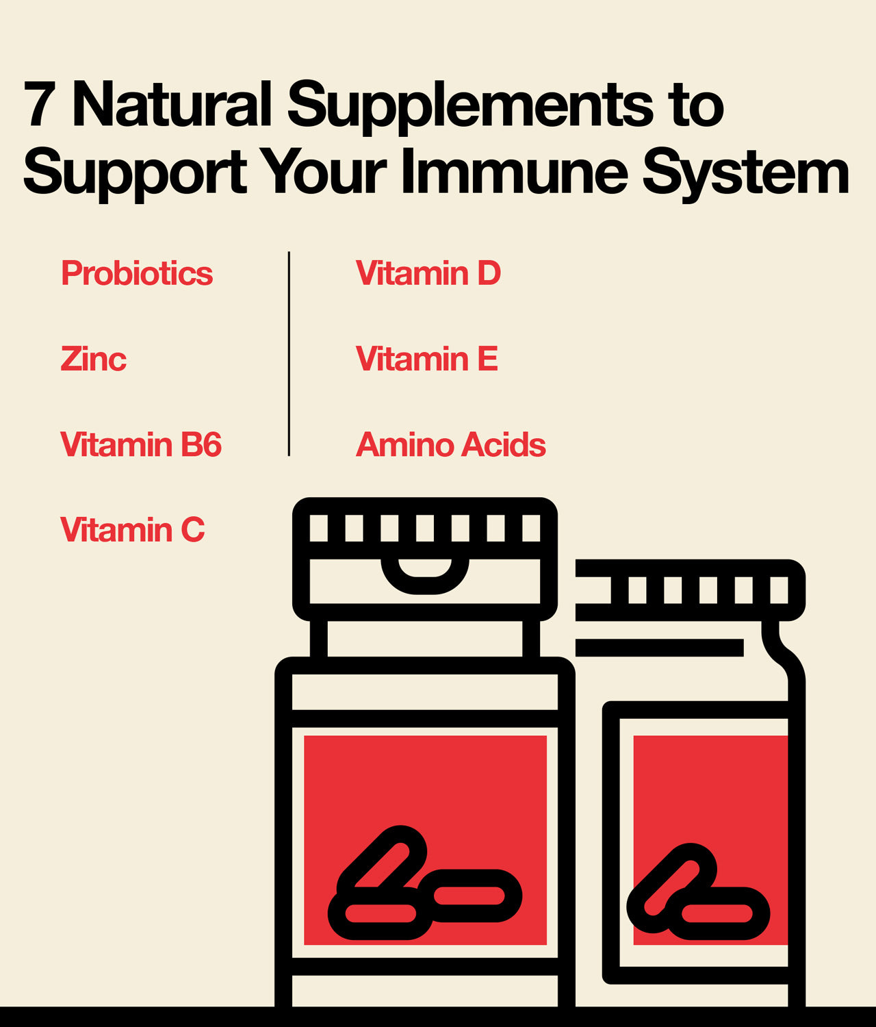 Natural supplements to support immune system
