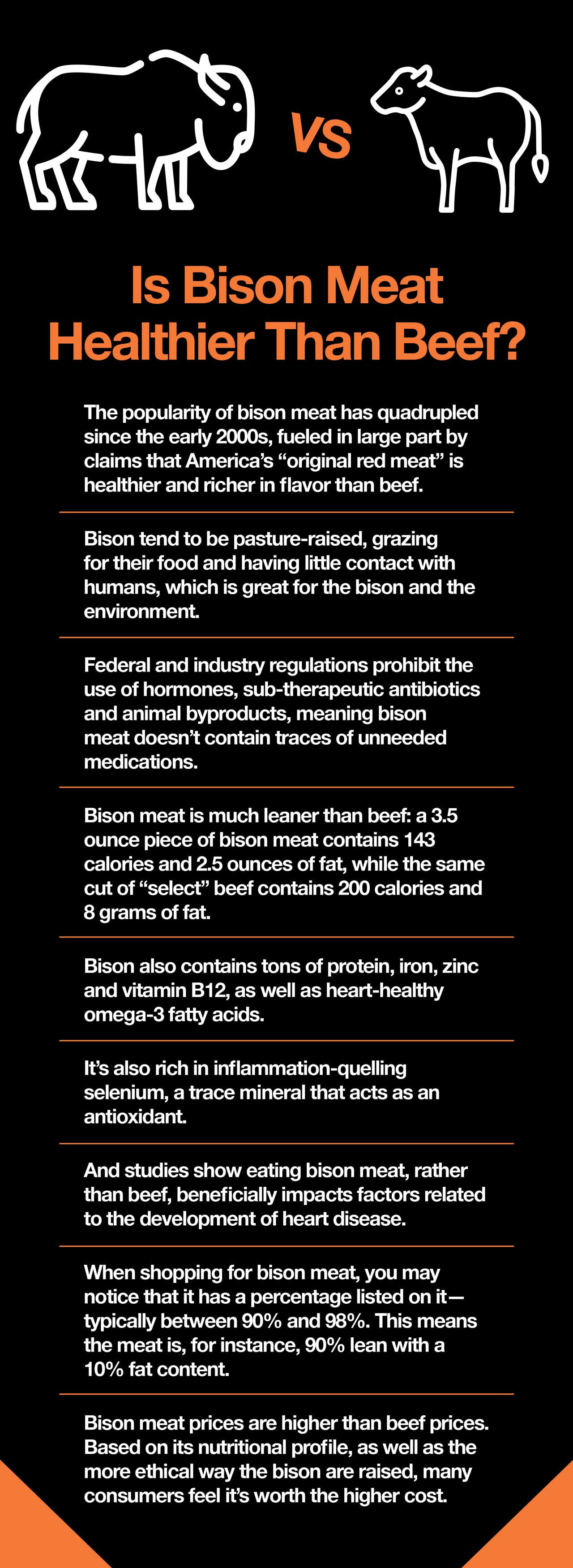 Is Bison Meat Healthier Than Beef?
