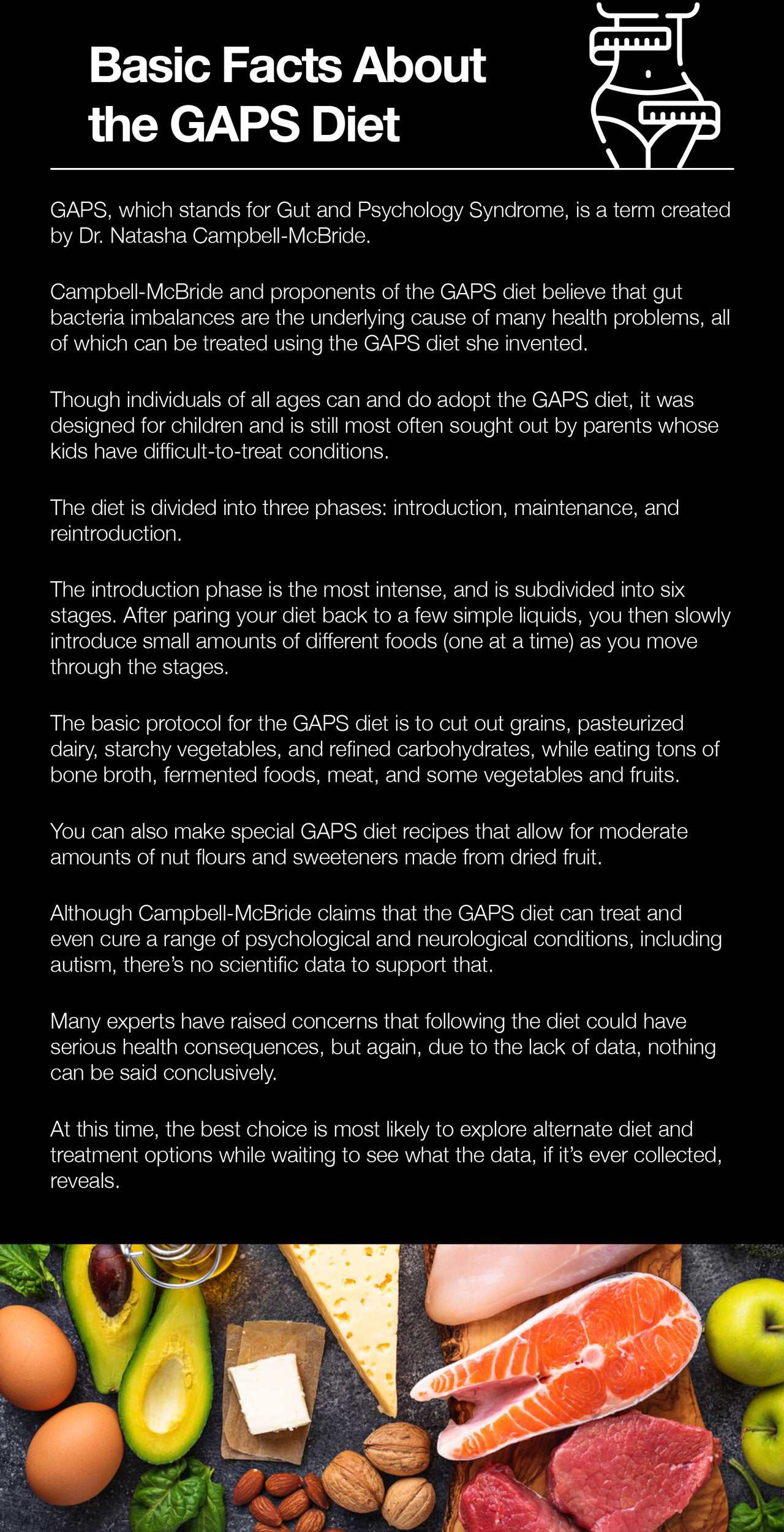 Basic facts about the GAPS diet