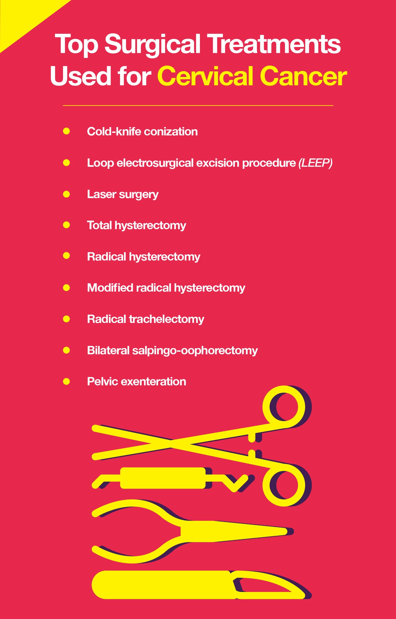 surgical treatments for cervical cancer