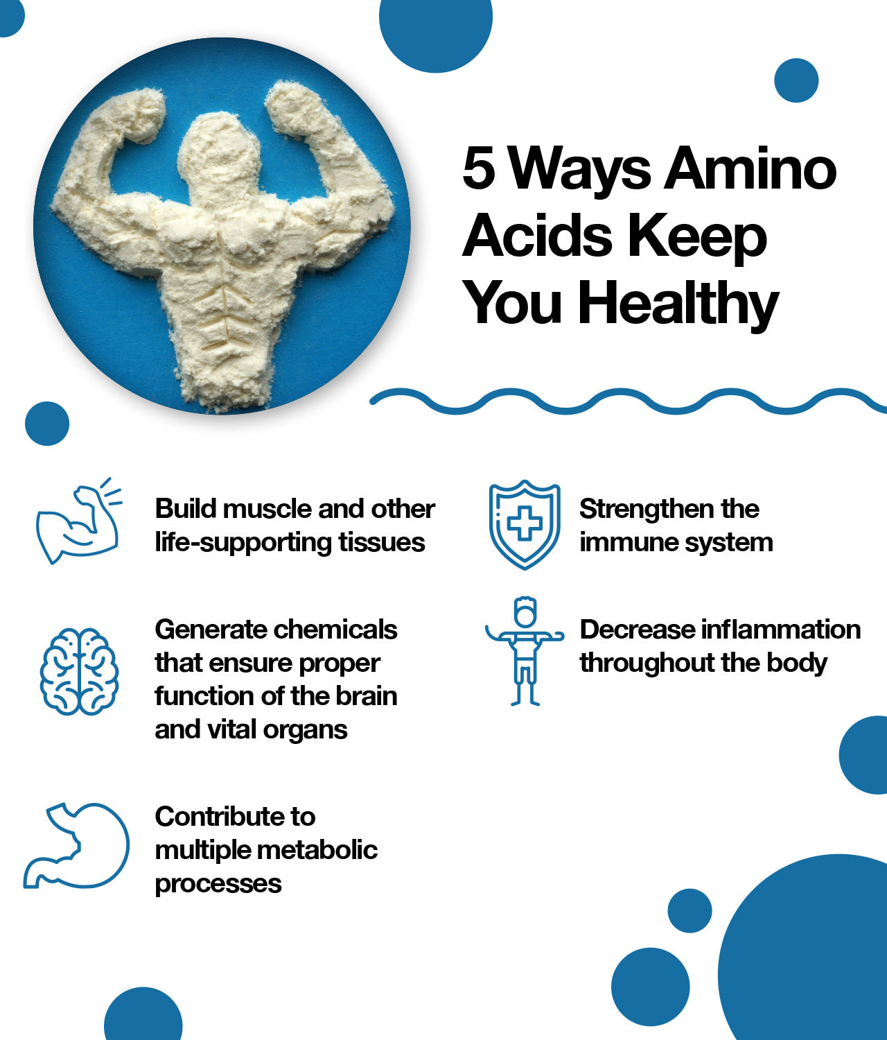 5 ways amino acids keep you healthy
