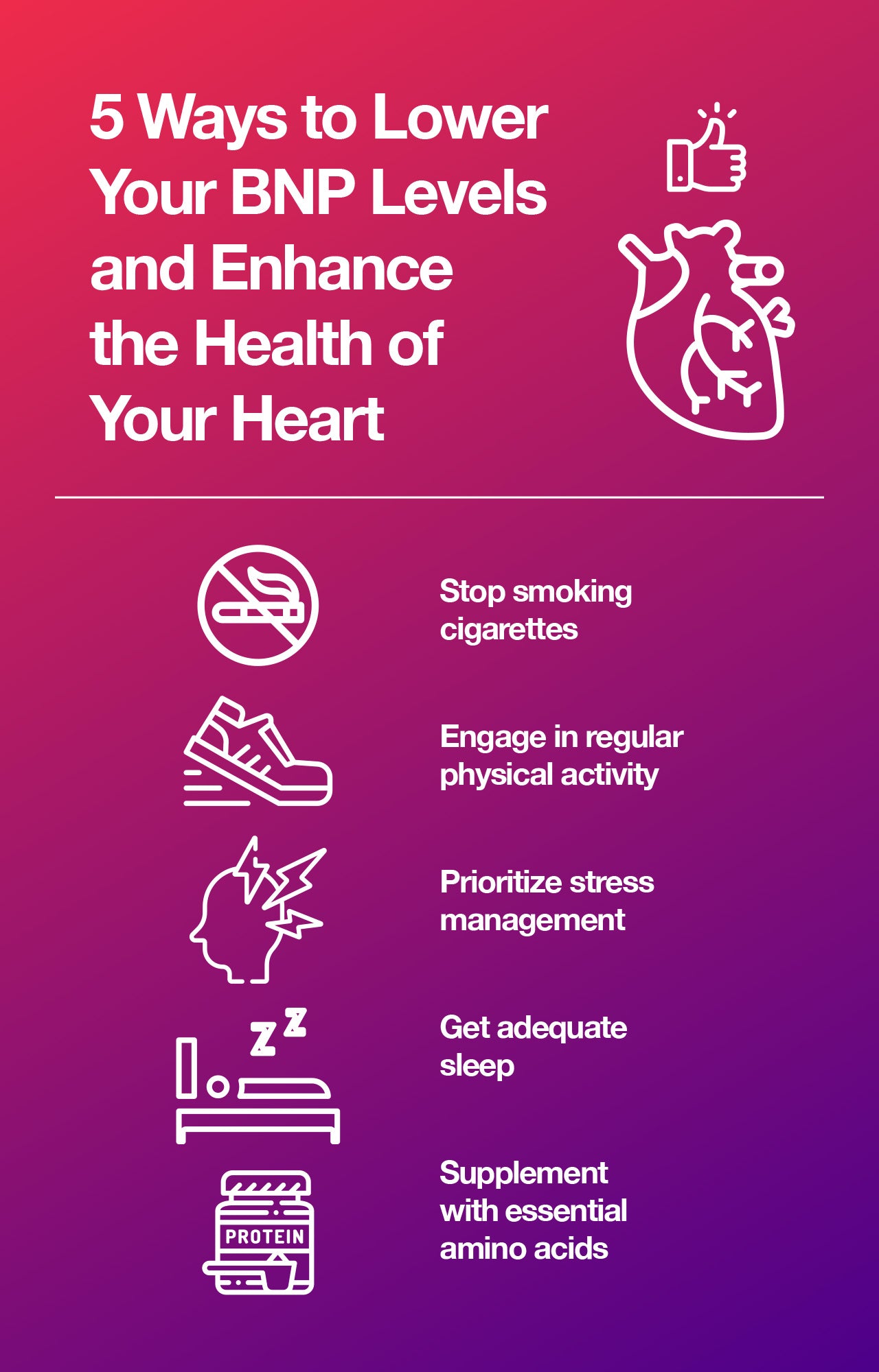 5 Ways to Lower Your BNP Levels and Enhance the Health of Your Heart