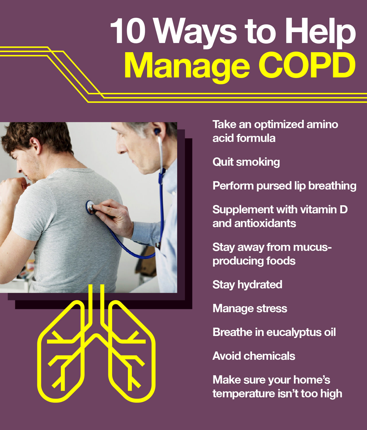 Tips to help manage COPD