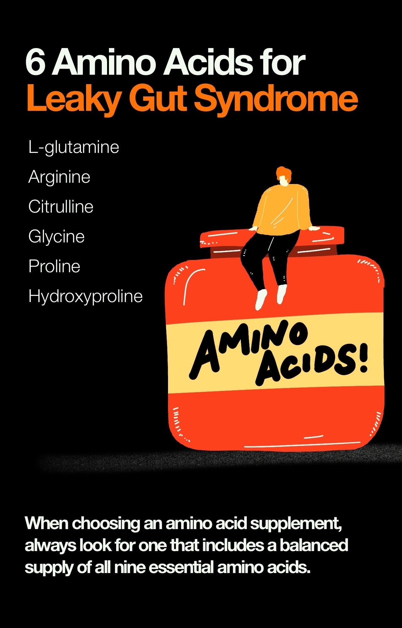 6 Amino Acids for Leaky Gut Syndrome