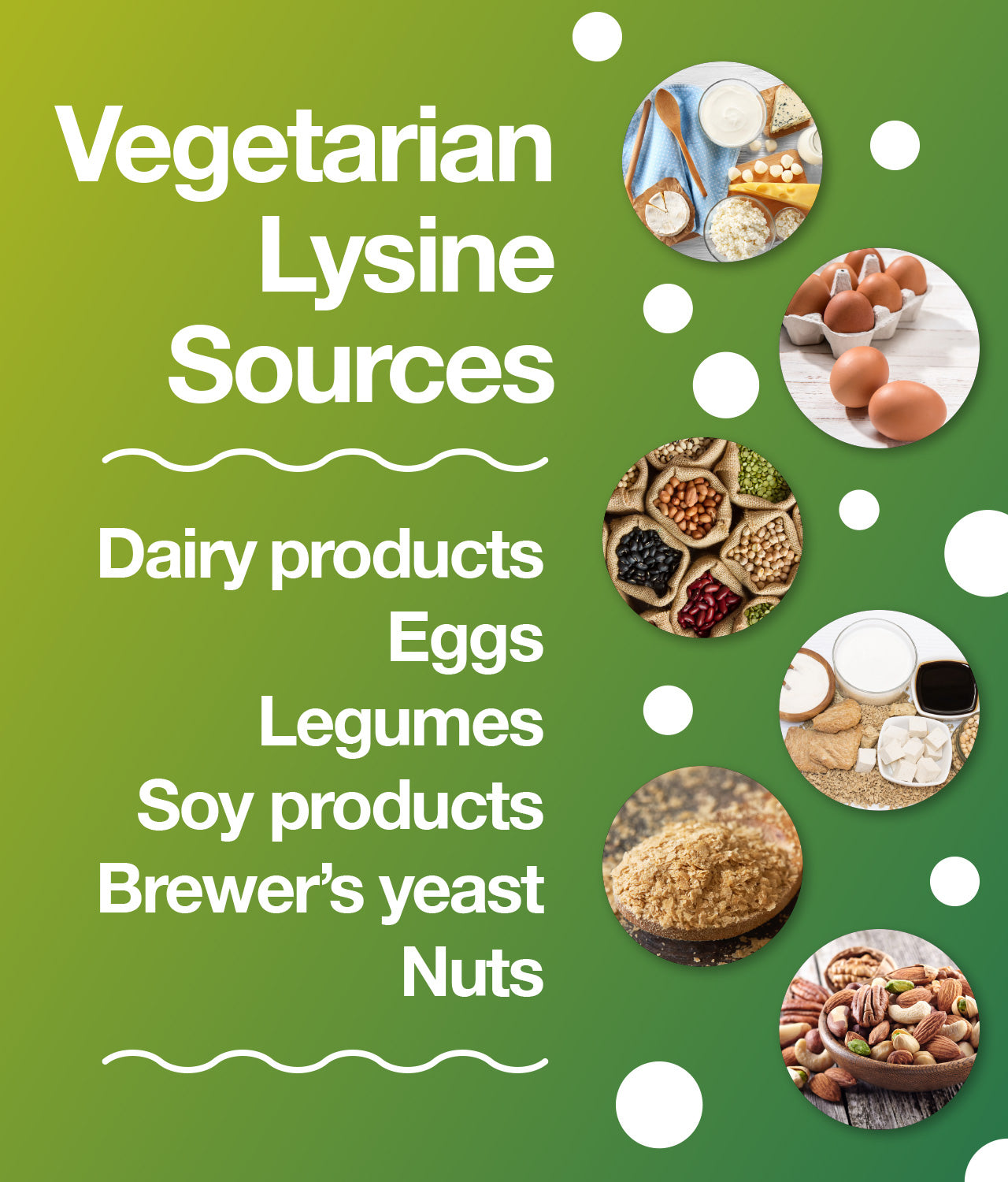 Lysine supplementation