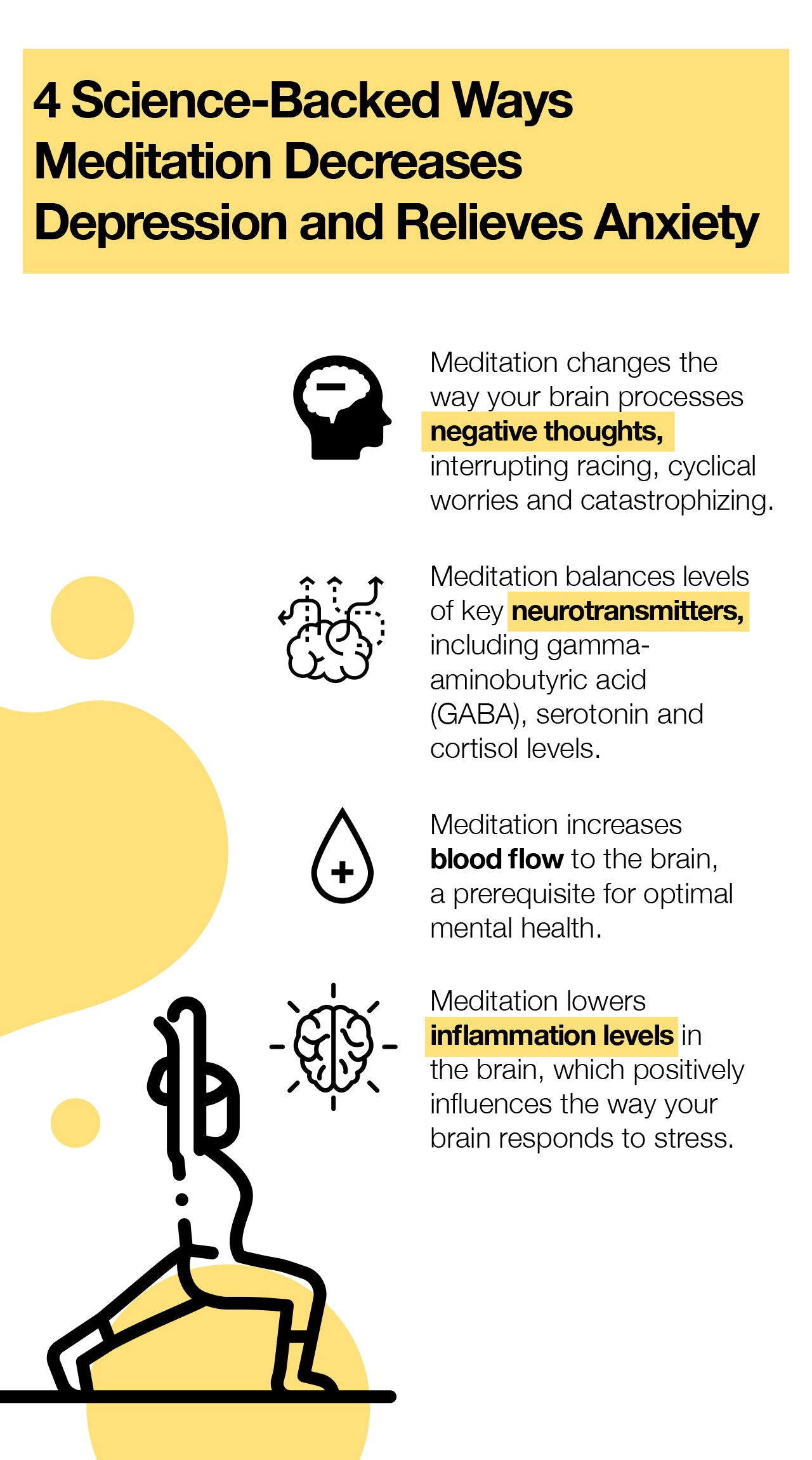 4 Science-Backed Ways Meditation Decreases Depression And Relieves Anxiety
