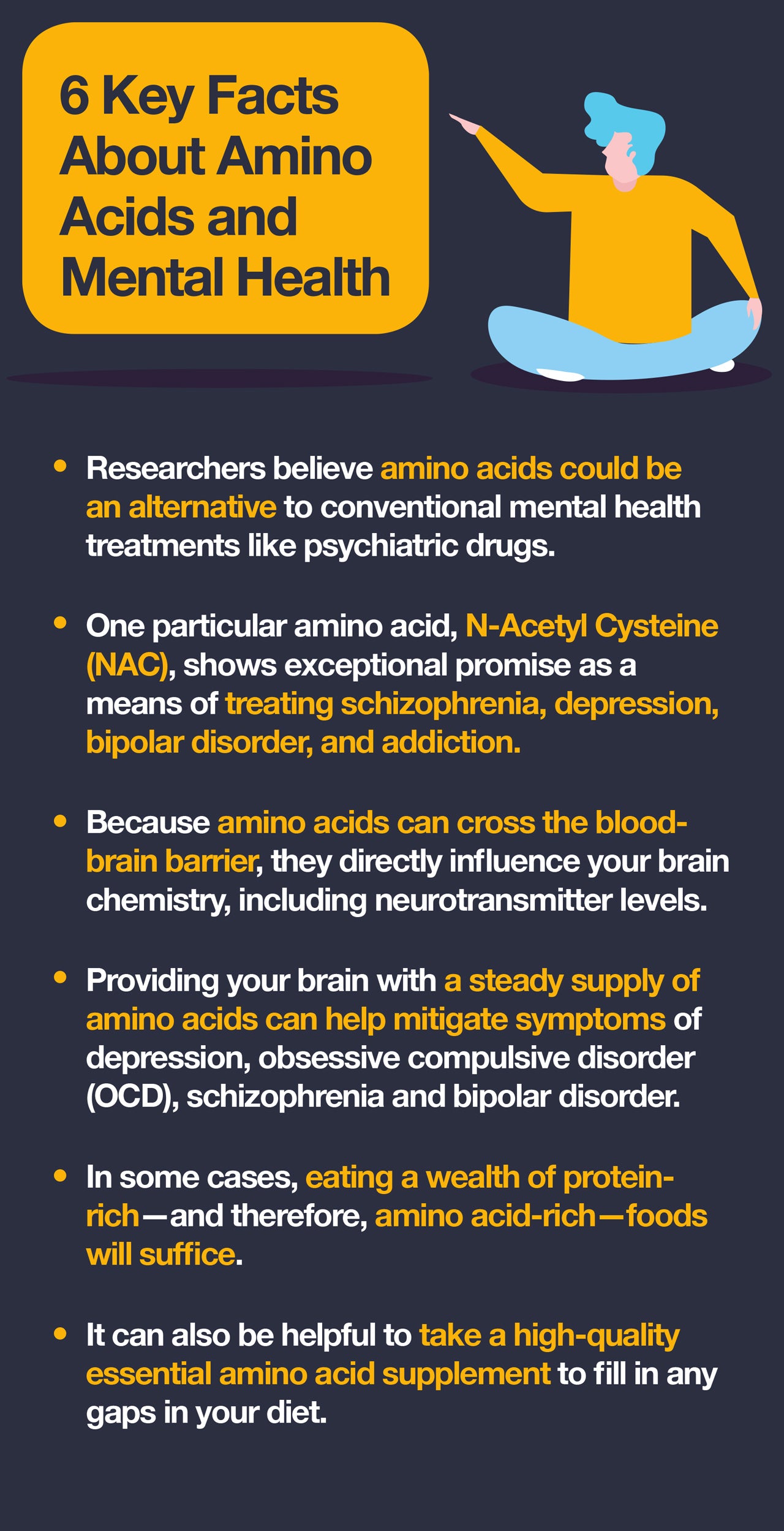5 Key Facts About Amino Acids and Mental Health