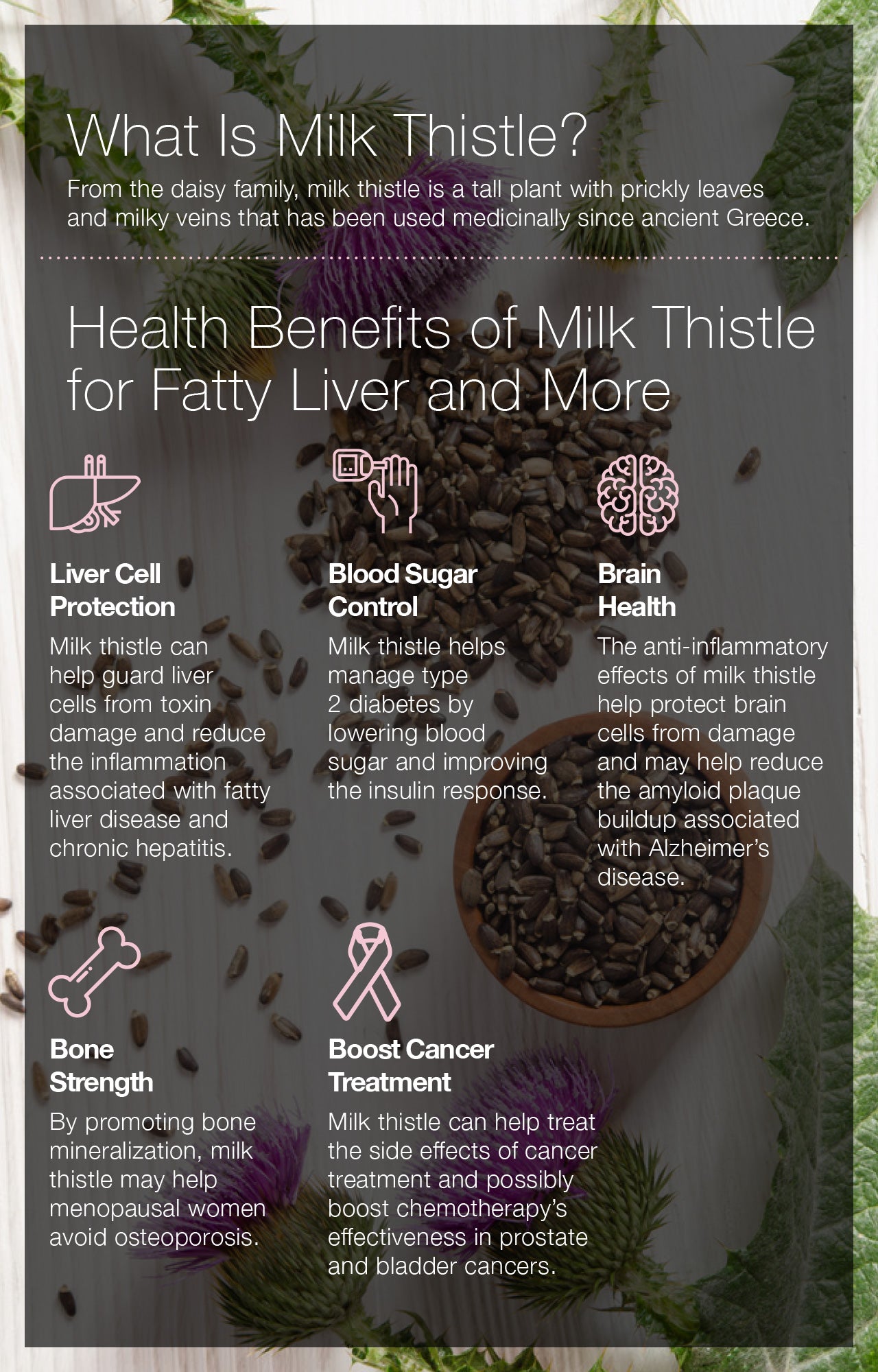Health Benefits of Milk Thistle for Fatty Liver and More