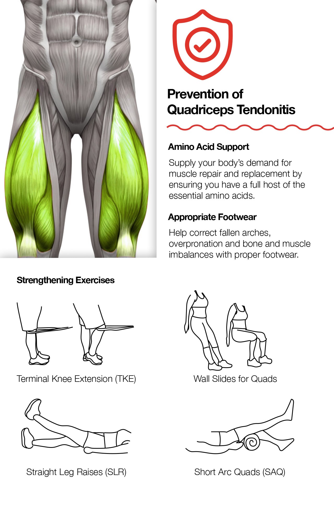 Prevention of Quadriceps Tendonitis