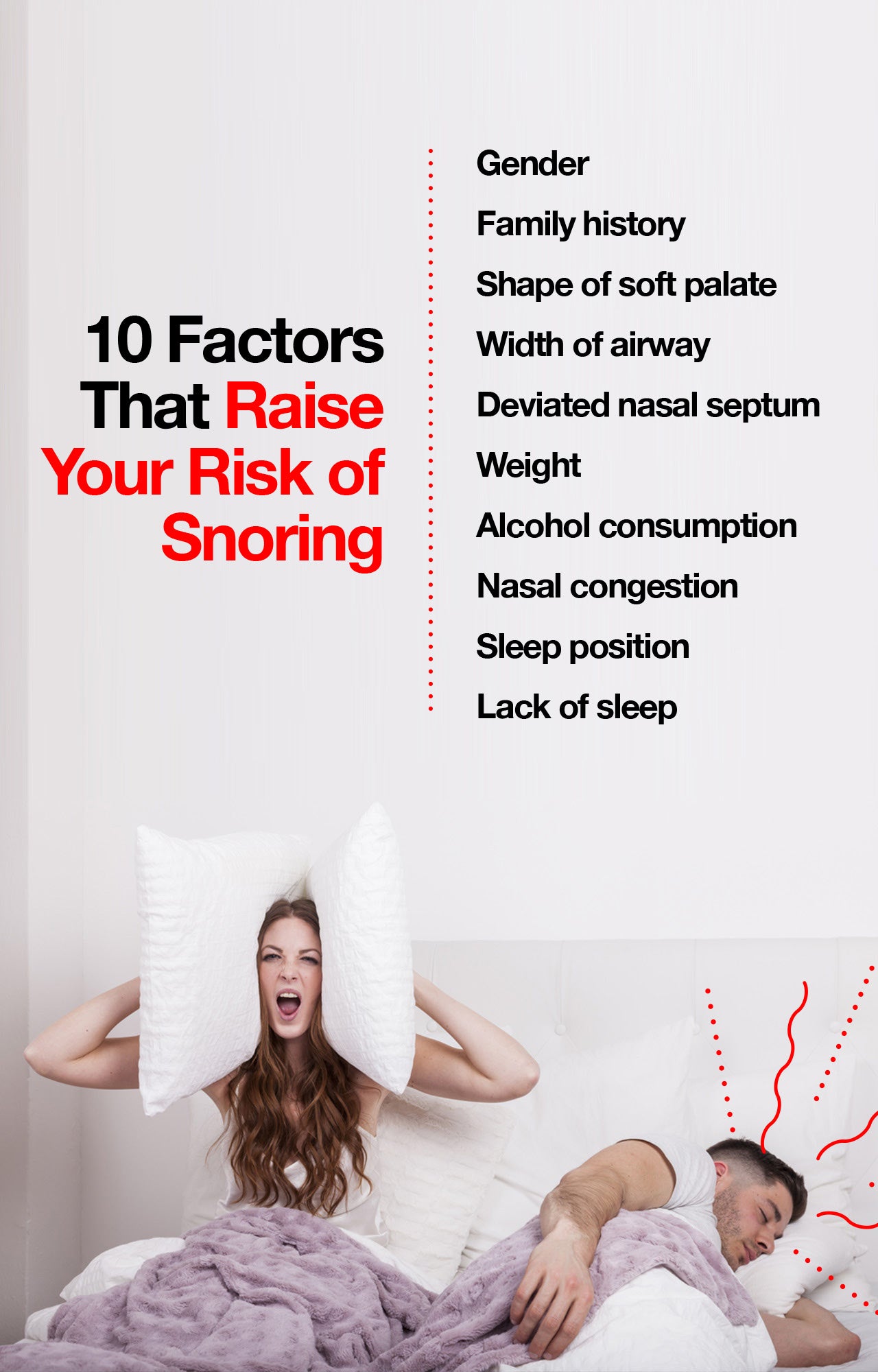 10 things that make you snore
