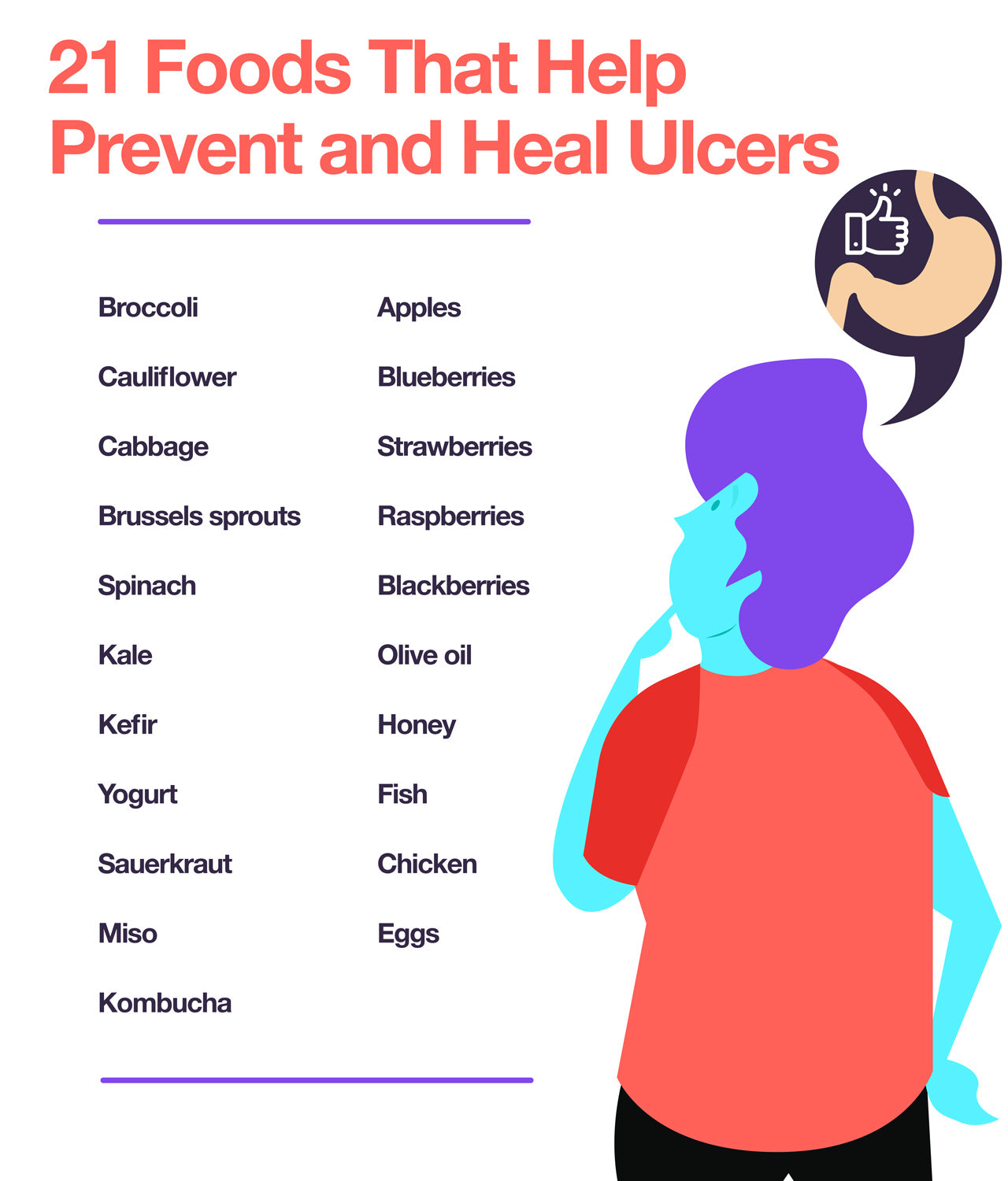 21 Foods That Help Prevent And Heal Ulcers