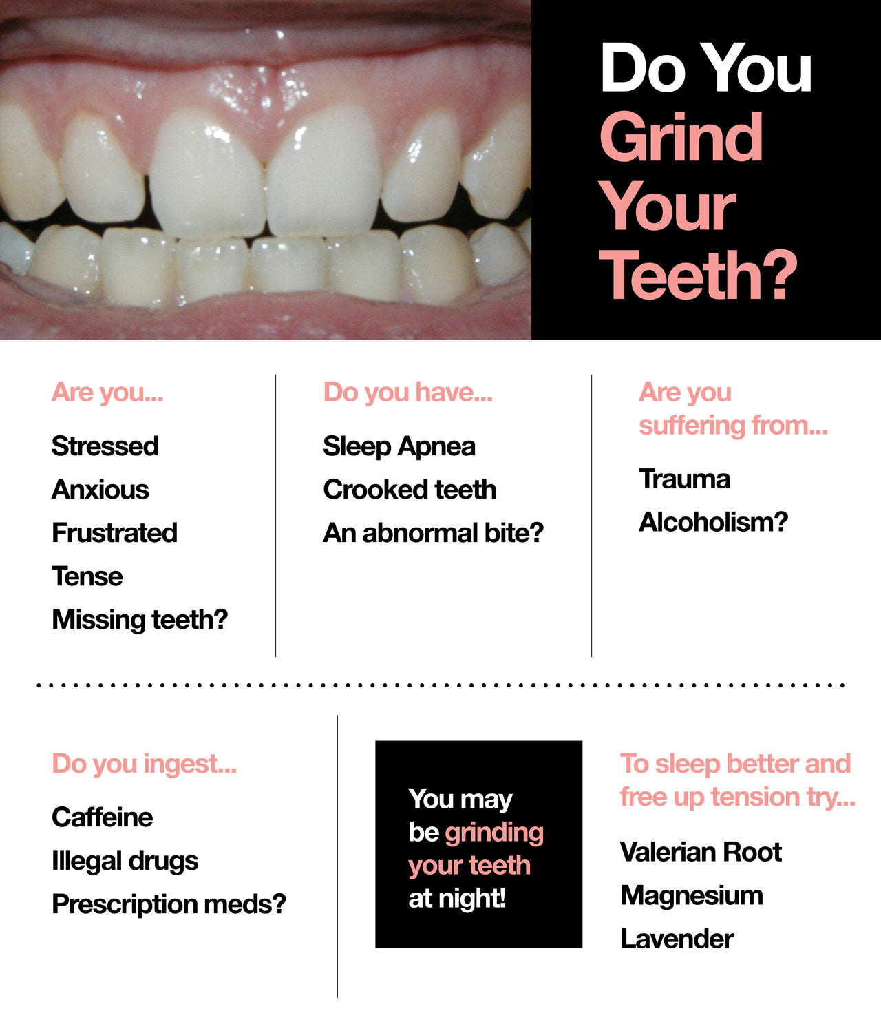 grinding your teeth