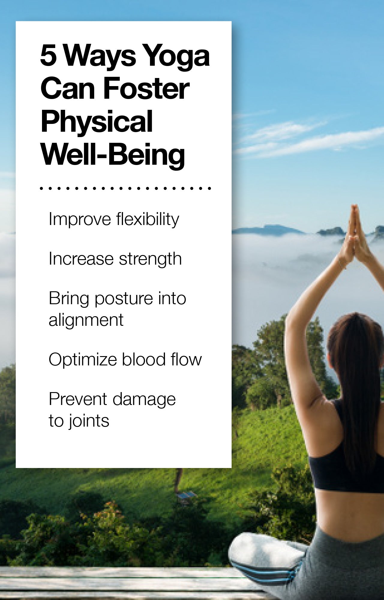 How yoga fosters physical well-being