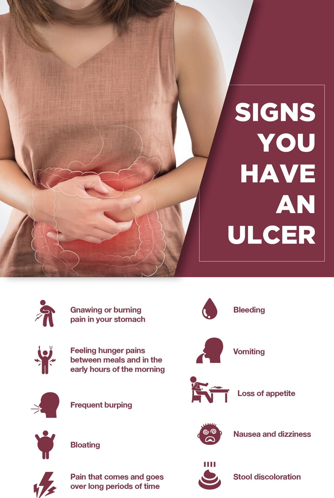 Signs you have an ulcer